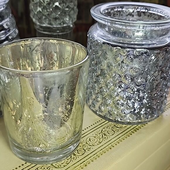 Pottery Barn Candlestick Included In Set Of 5 Heights Textures #5E - Picture 5 of 9